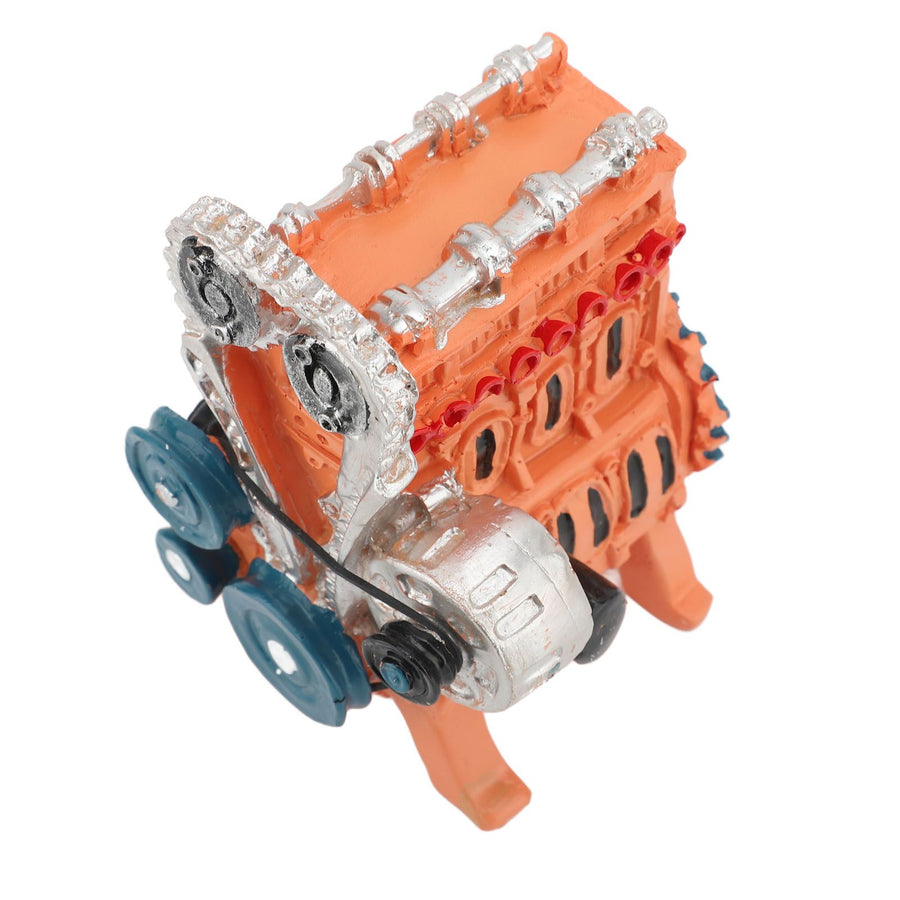 Car Engine Model Resin 8 Cylinder Car Engine Model Desktop Display Ornament Home Decoration for Teens Adults