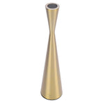 Geometric Candle Holder Aluminum Gold Taper Candlestick Holder Decor for 3cm Candle L 6 X 26.5cm / 2.36 X 10.43in