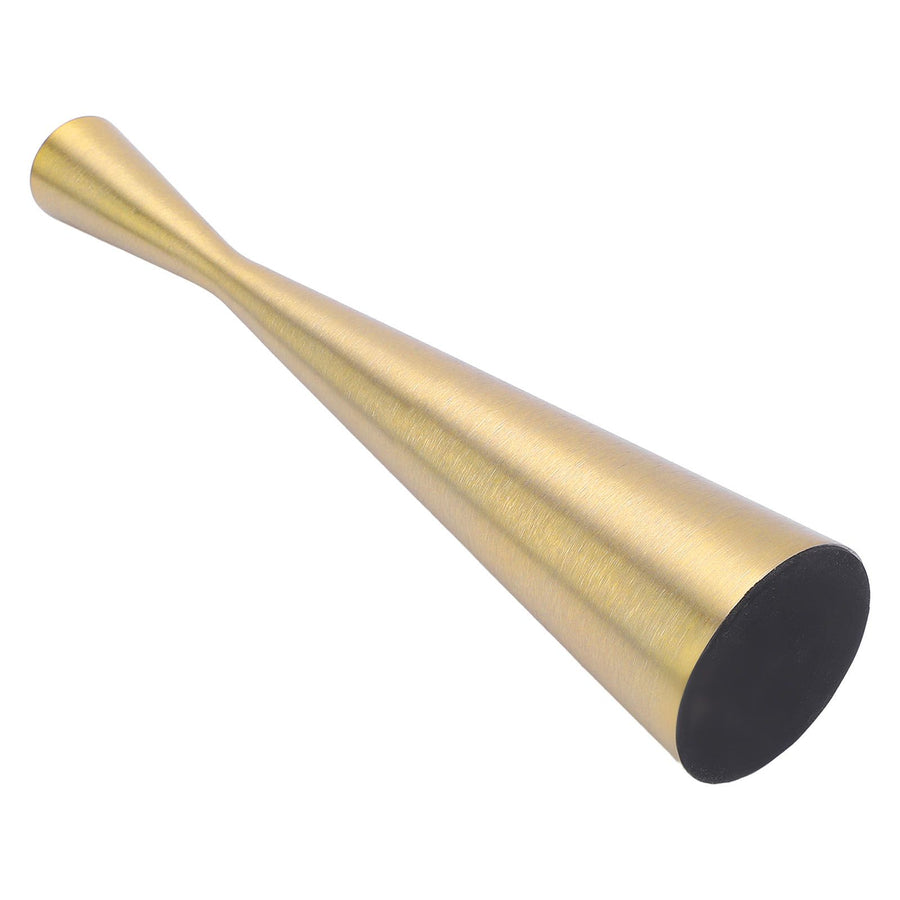 Geometric Candle Holder Aluminum Gold Taper Candlestick Holder Decor for 3cm Candle L 6 X 26.5cm / 2.36 X 10.43in