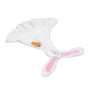 Lawn Goose Clothing Plush Cute Long Ear Easter Bunny Outfit for Goose White Rosy