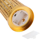 Gold Wind Lamp Handmade Retro Hollow Wind Lamp Iron Lantern for Wedding Party Decoration L