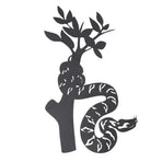 Snake Metal Wall Decor Modern Abstract Wall Art Hanging Decor for Living Room Bedroom Bathroom