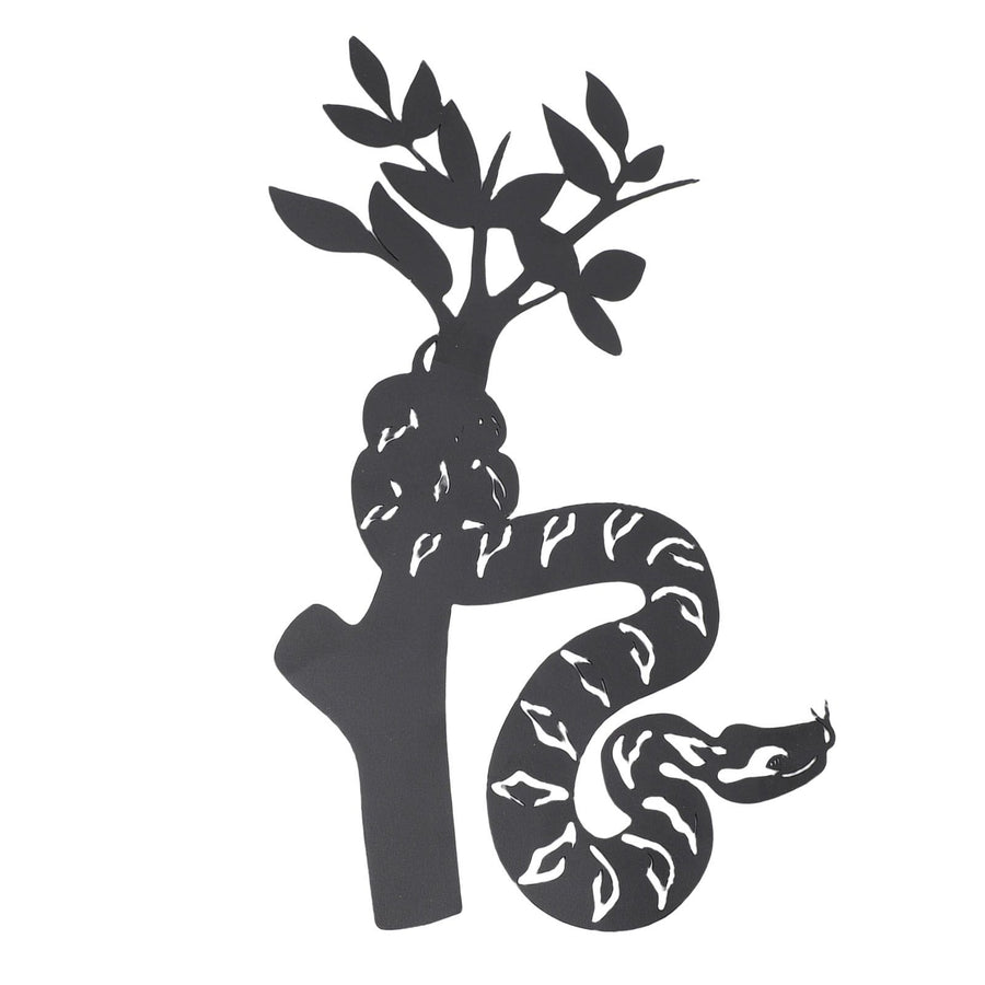 Snake Metal Wall Decor Modern Abstract Wall Art Hanging Decor for Living Room Bedroom Bathroom