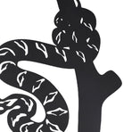 Snake Metal Wall Decor Modern Abstract Wall Art Hanging Decor for Living Room Bedroom Bathroom