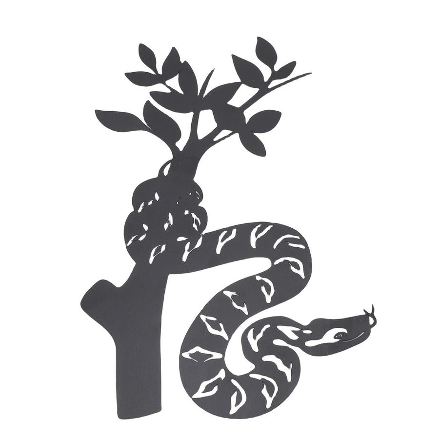 Snake Metal Wall Decor Modern Abstract Wall Art Hanging Decor for Living Room Bedroom Bathroom