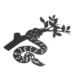 Snake Metal Wall Decor Modern Abstract Wall Art Hanging Decor for Living Room Bedroom Bathroom