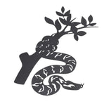 Snake Metal Wall Decor Modern Abstract Wall Art Hanging Decor for Living Room Bedroom Bathroom