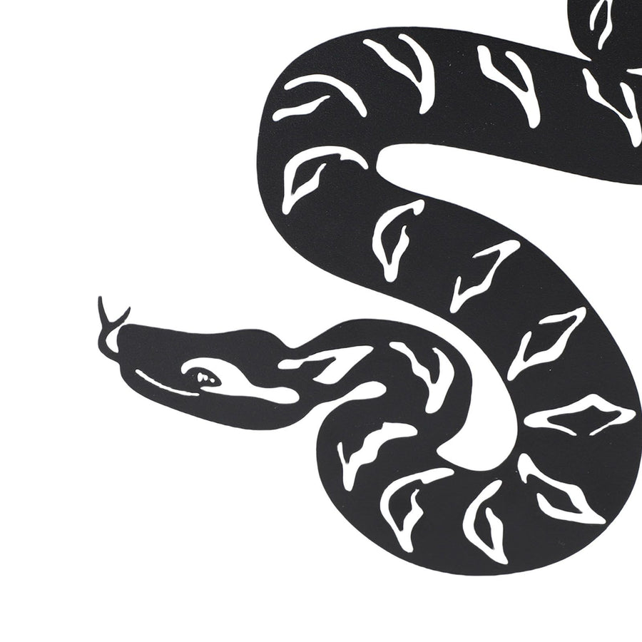 Snake Metal Wall Decor Modern Abstract Wall Art Hanging Decor for Living Room Bedroom Bathroom