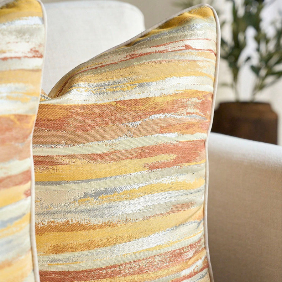 4pcs Decorative Throw Pillow Covers Rustic Farmhouse Boho Style Pillowcases for Living Room Couch Sofa Bed Home Decor Yellow 50.8x30.5cm/20x12in