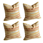 4pcs Decorative Throw Pillow Covers Rustic Farmhouse Boho Style Pillowcases for Living Room Couch Sofa Bed Home Decor Yellow 50.8x30.5cm/20x12in