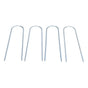 4PCS U Shaped Nail Tent Nails Ground Staple Stainless Steel Garden Pegs Securing Lawn Supplies
