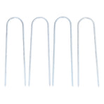4PCS U Shaped Nail Tent Nails Ground Staple Stainless Steel Garden Pegs Securing Lawn Supplies