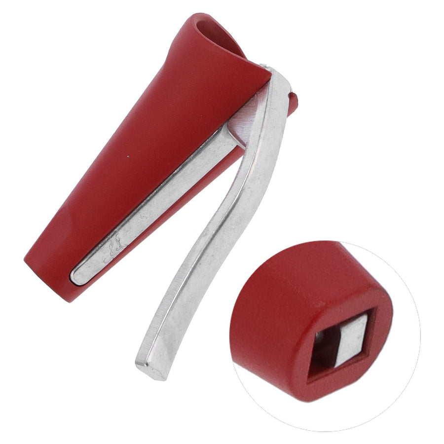 Aluminum Alloy Nut Cracker Durable Walnut Opener Sheller Plier Walnut Tool for Home KitchenRed