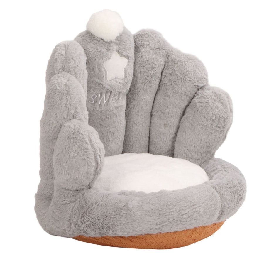 Lumbar Support Seat Cushion Comfortable Thickened Chair Cushion Home Backrest Cushion for Office Grey