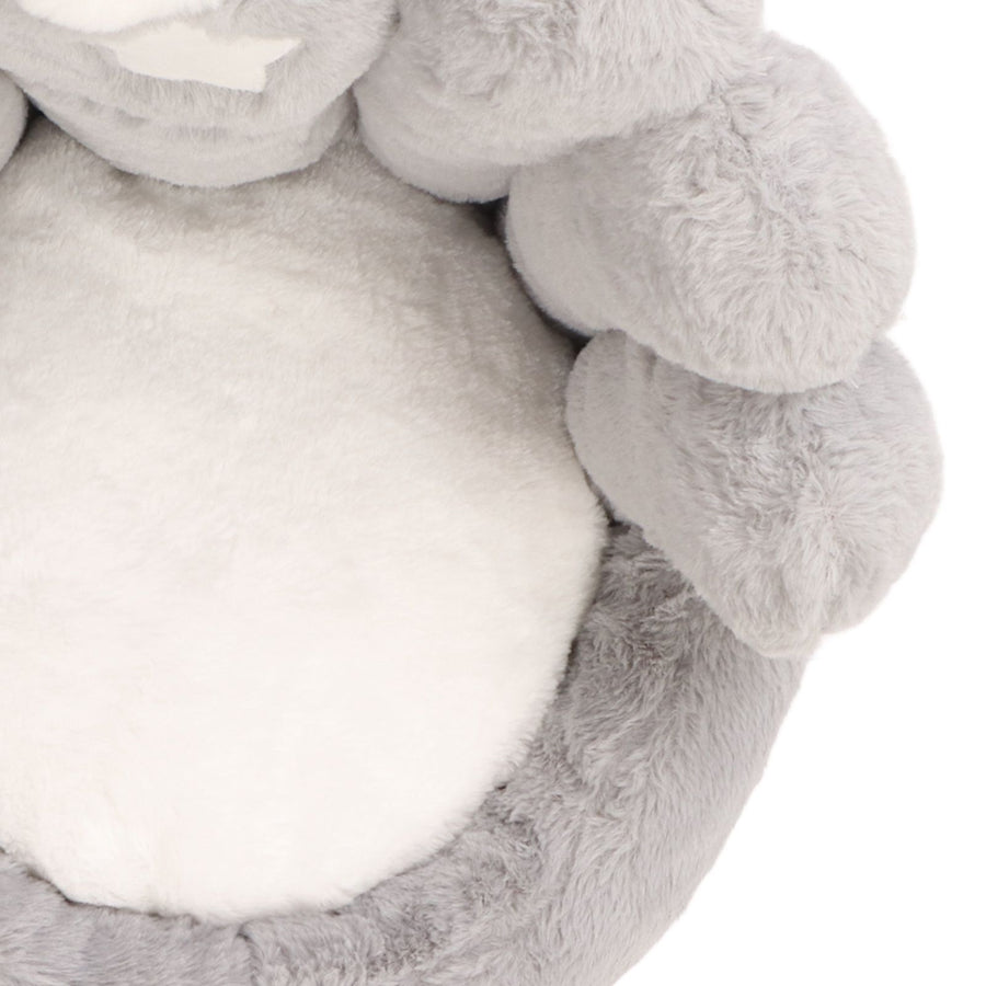 Lumbar Support Seat Cushion Comfortable Thickened Chair Cushion Home Backrest Cushion for Office Grey