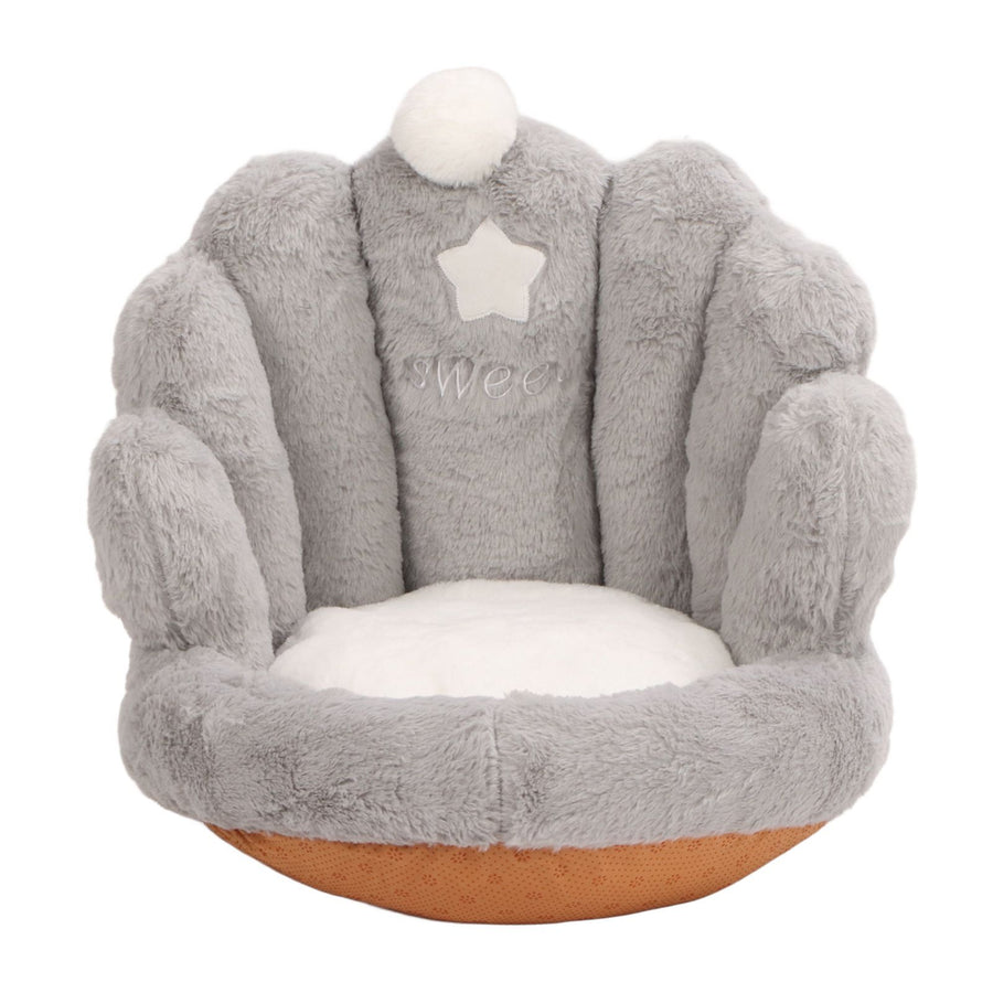 Lumbar Support Seat Cushion Comfortable Thickened Chair Cushion Home Backrest Cushion for Office Grey