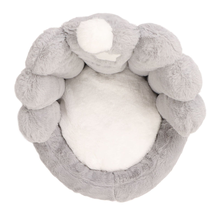 Lumbar Support Seat Cushion Comfortable Thickened Chair Cushion Home Backrest Cushion for Office Grey