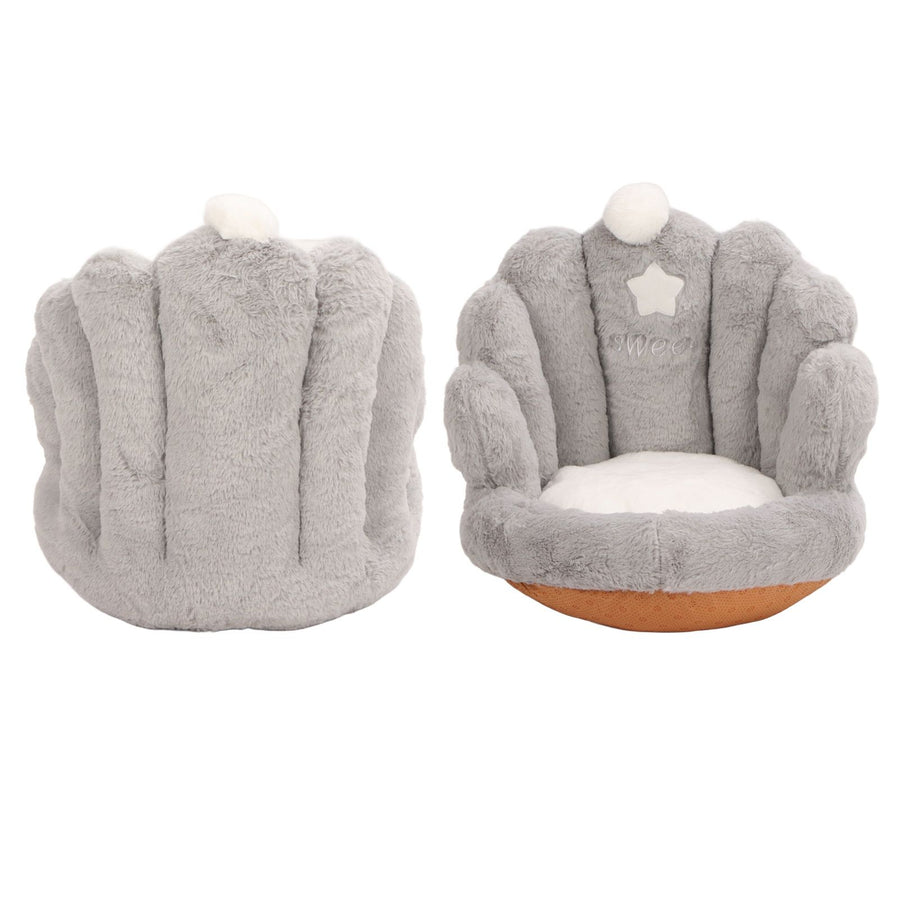 Lumbar Support Seat Cushion Comfortable Thickened Chair Cushion Home Backrest Cushion for Office Grey