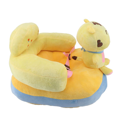 Learning Sitting Chair Prevents Falls Adjustable Angle Portable Safe Super Soft Plush Baby Support Seat Tiger