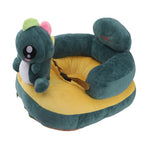 Baby Support Sofa Adjustable Angle Stable Electric Infant Sit Up Chair Floor Seat Plush Lounger for Household Dragon