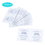 100Pcs Portable Disposable Non Woven Wipe Pad Cleaning Pads Wet Paper