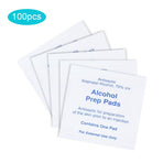 100Pcs Portable Disposable Non Woven Wipe Pad Cleaning Pads Wet Paper