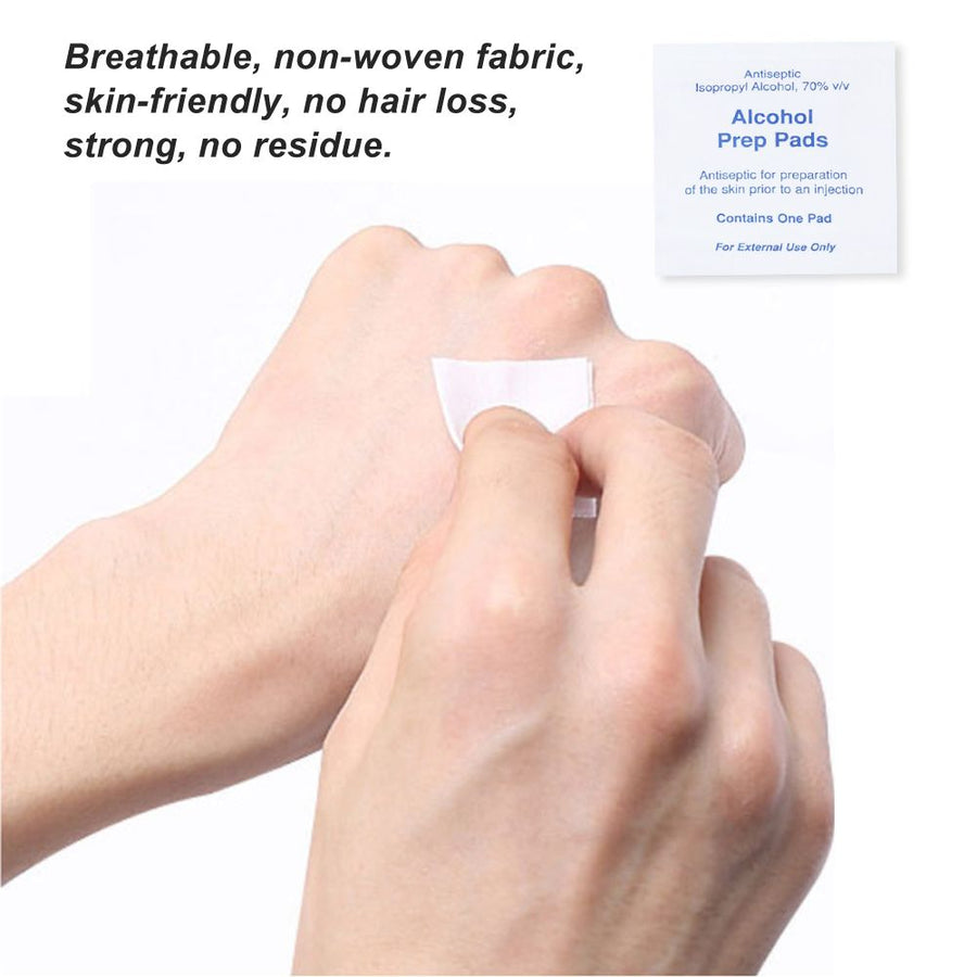 100Pcs Portable Disposable Non Woven Wipe Pad Cleaning Pads Wet Paper