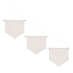 3pcs Pin Wall Display Blank Banners Badge Lapel Brooch Display Pendant Home Decoration AccessoriesBeige M