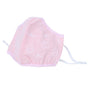 2Pcs Daily Dust Proof Mouth Muffle Breathable Cotton Anti-Smog Face Protection Children Use(Pink Printing )