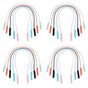 4Set Universal Soft Silicone Elastic MouthMuffle Strap Belt for Doctor Nurse Teacher Use