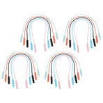 4Set Universal Soft Silicone Elastic MouthMuffle Strap Belt for Doctor Nurse Teacher Use