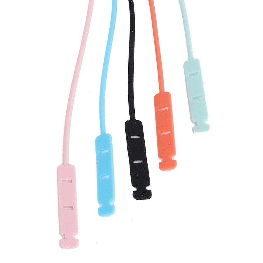 4Set Universal Soft Silicone Elastic MouthMuffle Strap Belt for Doctor Nurse Teacher Use