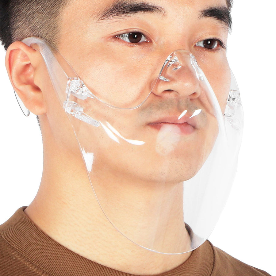 Waterproof Transparent Anti Fogging Protective Face Cover Safety Guard Sanitary Accessory