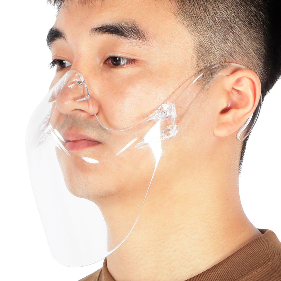 Waterproof Transparent Anti Fogging Protective Face Cover Safety Guard Sanitary Accessory