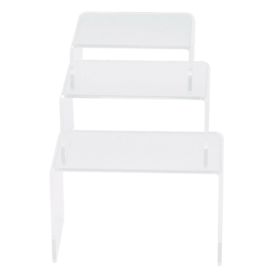 3pcs / Set Acrylic Doll Toy Figure Display Riser Rack Transparent Jewelry Display Stand