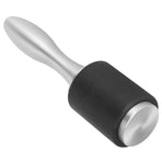 Leather Craft Hammer DIY Handcraft Hand Made Nylon Carving Engraving Punching Tools(Aluminum Alloy Handle SingleHead Black )