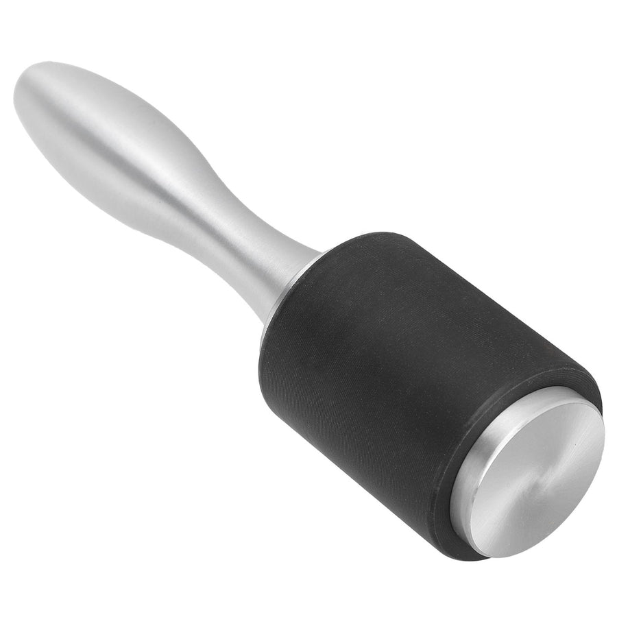 Leather Craft Hammer DIY Handcraft Hand Made Nylon Carving Engraving Punching Tools(Aluminum Alloy Handle SingleHead Black )