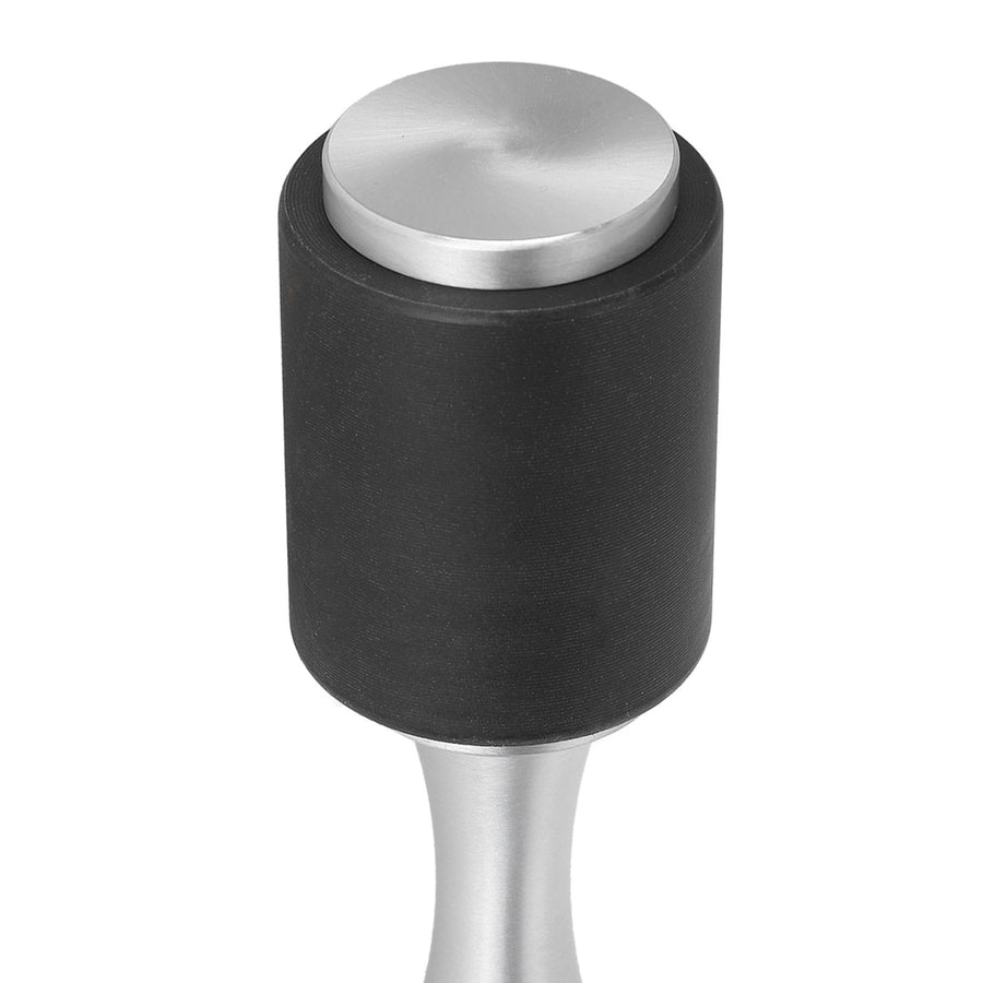 Leather Craft Hammer DIY Handcraft Hand Made Nylon Carving Engraving Punching Tools(Aluminum Alloy Handle SingleHead Black )