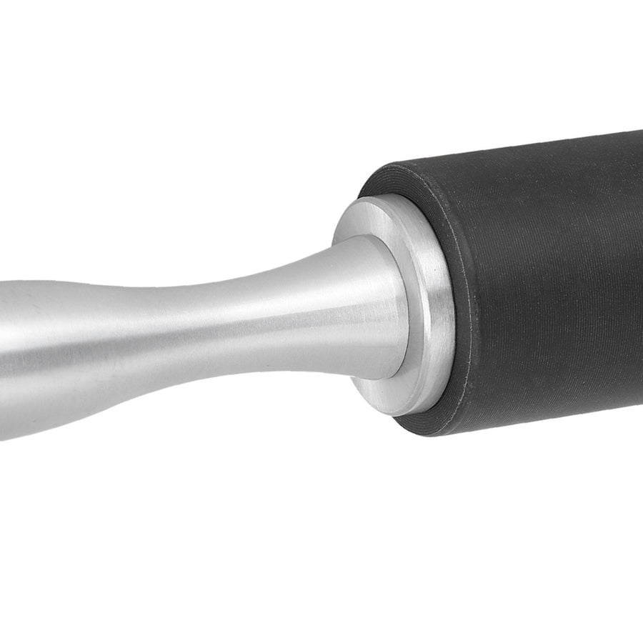 Leather Craft Hammer DIY Handcraft Hand Made Nylon Carving Engraving Punching Tools(Aluminum Alloy Handle SingleHead Black )