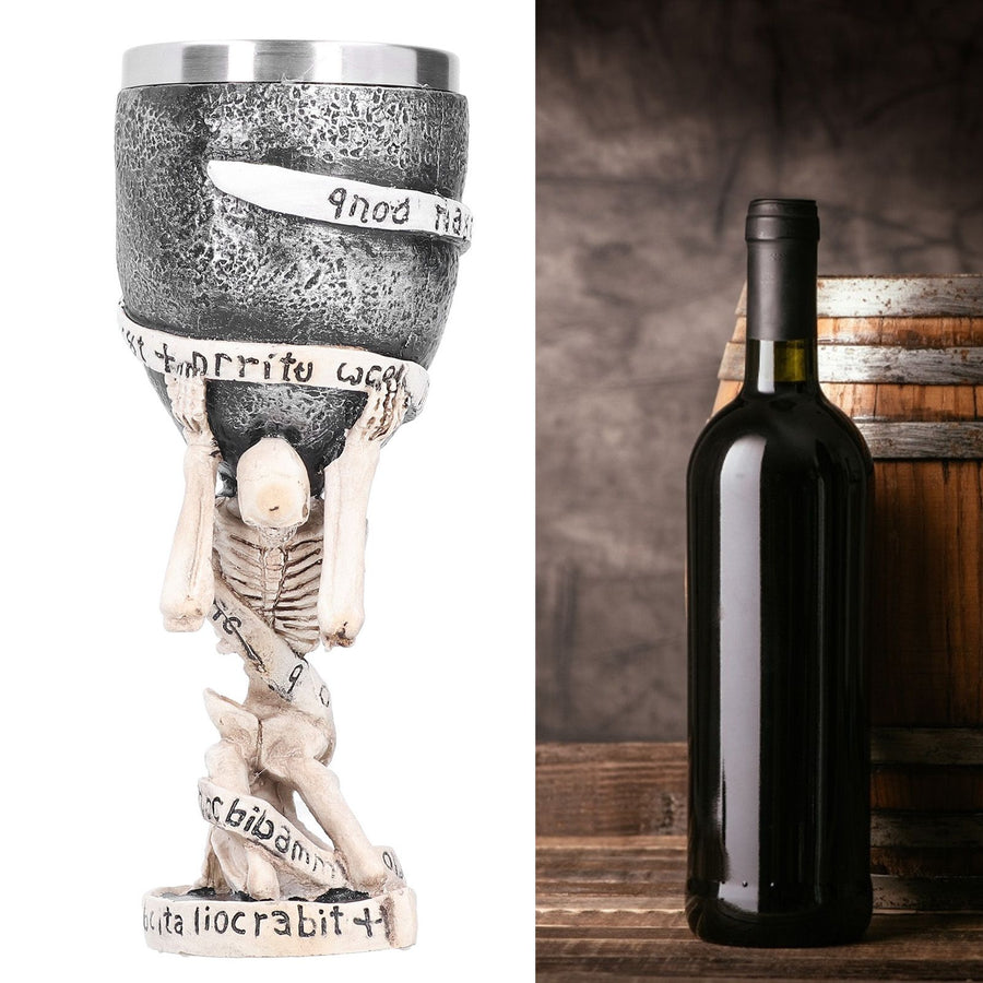 Wine Cup Retro Horrible Skull Goblet Cocktail Glasses Party Bar Drinkware Decoration