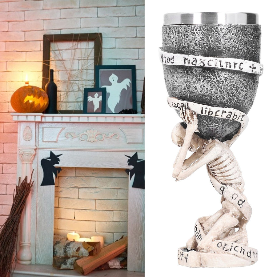 Wine Cup Retro Horrible Skull Goblet Cocktail Glasses Party Bar Drinkware Decoration