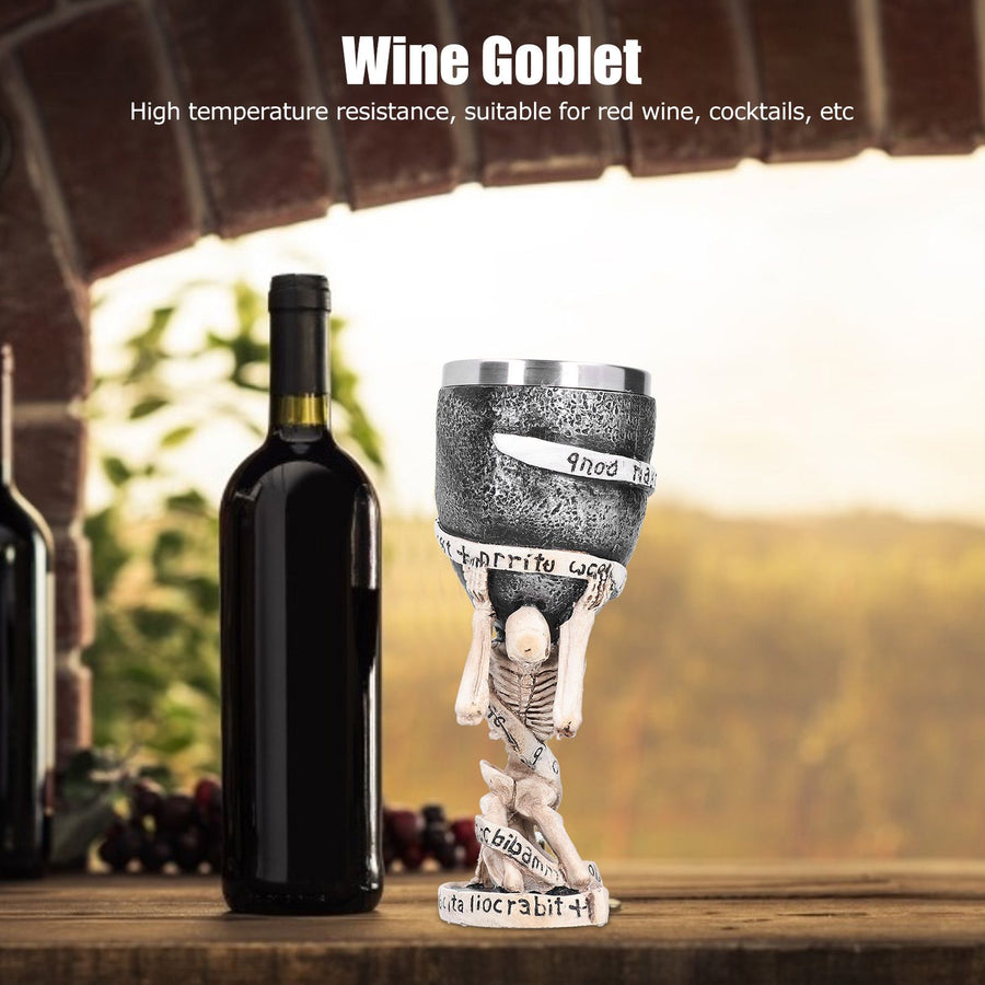 Wine Cup Retro Horrible Skull Goblet Cocktail Glasses Party Bar Drinkware Decoration