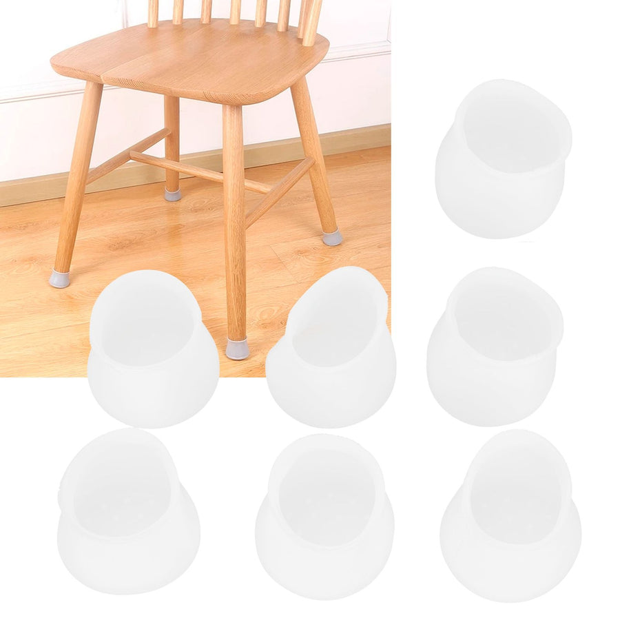 36Pcs Furniture Protection Cover Scratch Resistant Silicone Chair Leg Cap Pad Floor Protector