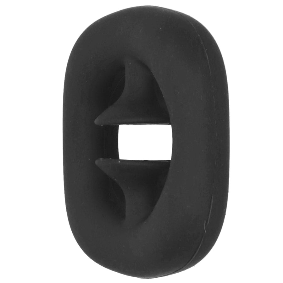 Silicone Hand Grip Hand Muscle Exercise Strength Training Massage Grip Stress Relief Toy(Black )