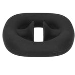 Silicone Hand Grip Hand Muscle Exercise Strength Training Massage Grip Stress Relief Toy(Black )