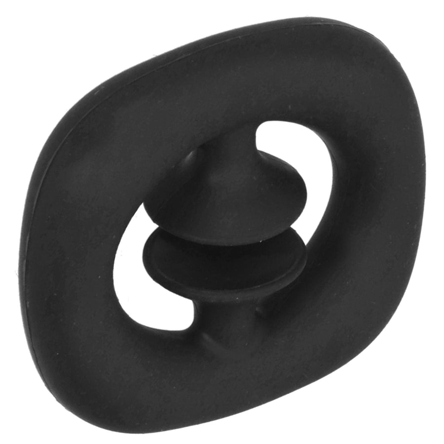 Silicone Hand Grip Hand Muscle Exercise Strength Training Massage Grip Stress Relief Toy(Black )