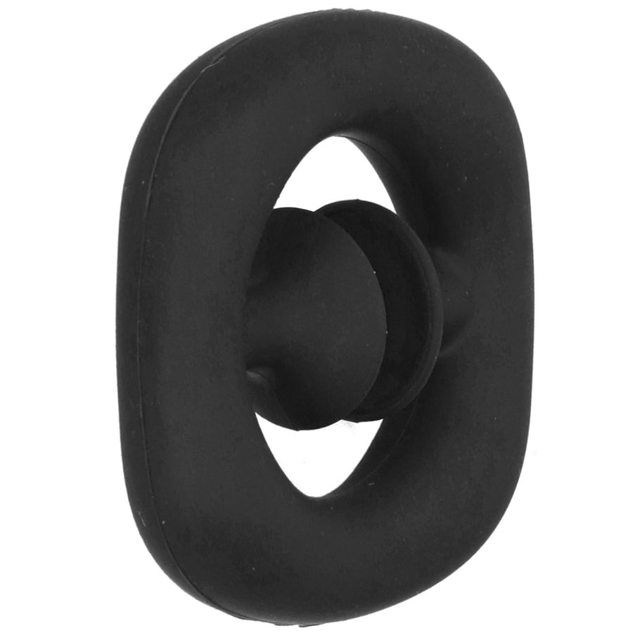 Silicone Hand Grip Hand Muscle Exercise Strength Training Massage Grip Stress Relief Toy(Black )