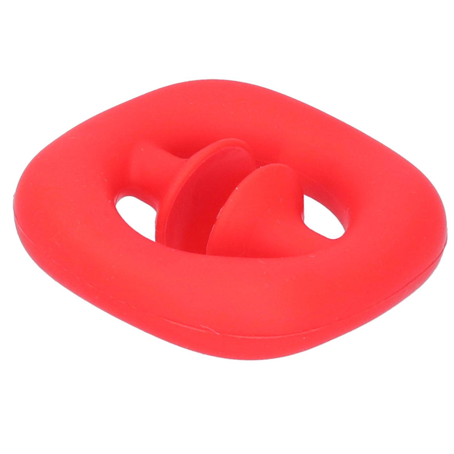 Silicone Hand Grip Hand Muscle Exercise Strength Training Massage Grip Stress Relief Toy(Red )