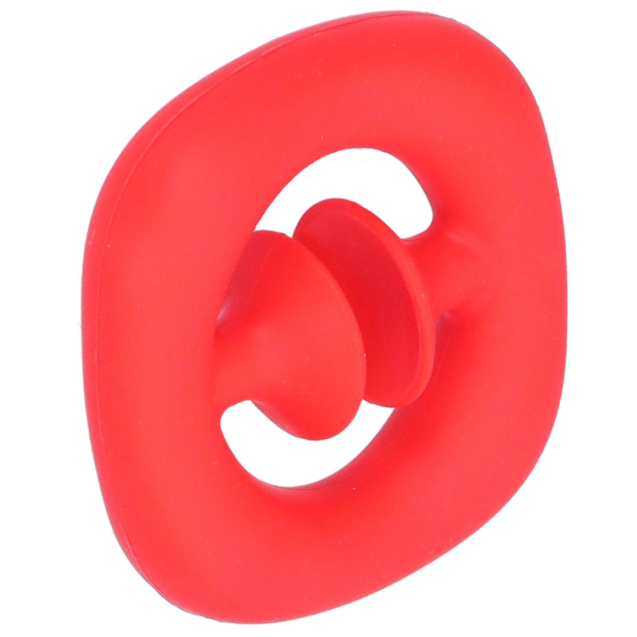 Silicone Hand Grip Hand Muscle Exercise Strength Training Massage Grip Stress Relief Toy(Red )