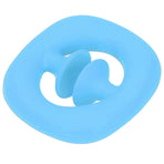 Silicone Hand Grip Hand Muscle Exercise Strength Training Massage Grip Stress Relief Toy(Blue )